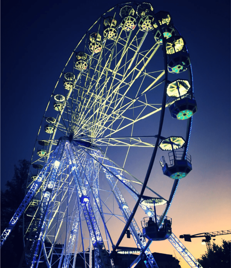 marché de noel roue